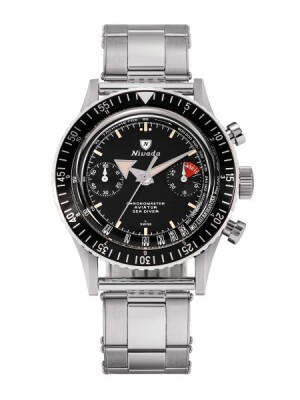 Product detail of Nivada Grenchen Chronomaster Broad Arrow N Inter. Bezel - Manual - Oyster