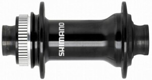 Product detail of Shimano náboj disc HB-MT410 32děr Center lock 15mm e-thru-axle 100mm přední černý v krabičce