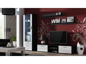 Product detail of Artcam Obývací stěna SOHO 1 Barva: černá/bílý lesk