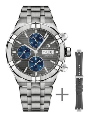 Product detail of Maurice Lacroix Aikon Automatic Chronograph Titanium AI6038-TT03F-330-A