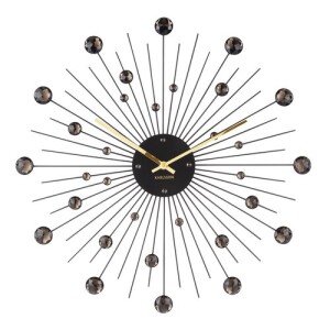 Product detail of Karlsson 4859BK Designové nástěnné hodiny, 50 cm