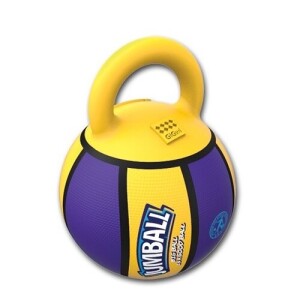 Product detail of GiGwi art. 6341 Jumball Basketball s rukojetí, žluto-fial.