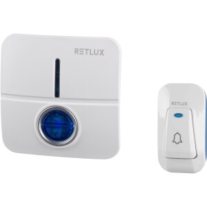 Product detail of Retlux RDB 105 Bezdrátový zvonek do zásuvky, 1x tlačítko, dosah 120 m