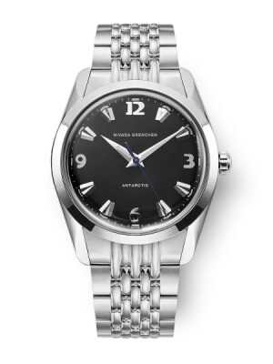 Product detail of Nivada Grenchen Antarctic 35 mm - Black White Luminova - Beads of Rice