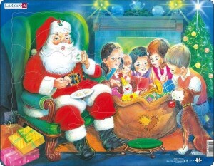 Product detail of Puzzle Santa a děti