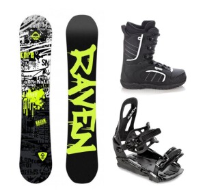 Product detail of Raven Core Junior CAP dětský snowboard + Raven S230 Black vázání + Raven Target obuv