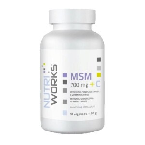 Product detail of NutriWorks MSM 700mg + C 90 kapslí