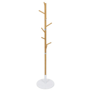 Product detail of Autronic DR-N1006 WT Dřevěný stojanový věšák bílá, 40 x 175 cm