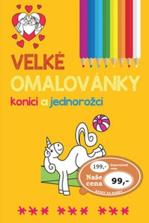 Product detail of Velké omalovánky koníci a jednorožci