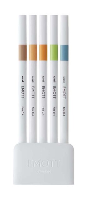 Product detail of UNI EMOTT liner sada č.6, NATURE, 5 ks, mix barev