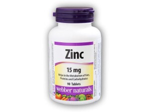 Product detail of Webber Naturals Zinc 15 mg 90 tablet