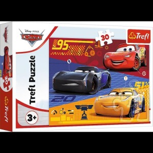 Product detail of Trefl Puzzle Auta 3 - Před závodem / 30 dílků