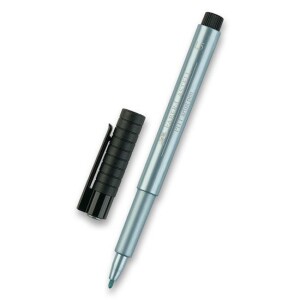 Product detail of Faber - Castell Popisovač Pitt Artist Metallic - B modrý