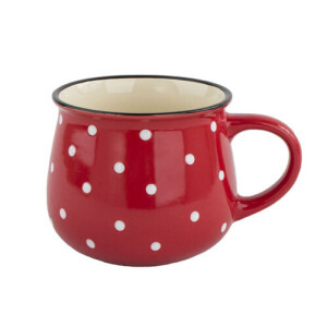 Product detail of Keramický hrnek Dots 770 ml, červená, 770 ml