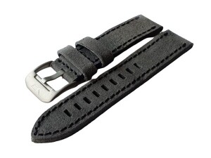 Product detail of Kožený řemínek Vostok Europe pro Almaz 6S11/320H264 - šedý/matná spona