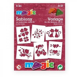 Product detail of MAGIC papírové šablony na malování LÁSKA