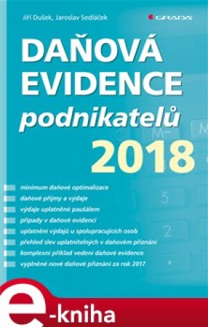 Product detail of Daňová evidence podnikatelů 2018 - Jiří Dušek, Jaroslav Sedláček