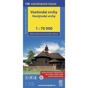 Product detail of 1: 70T(158)-Vsetínské vrchy, Hostýnské vrchy (cyklomapa)