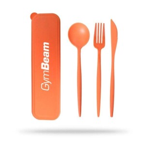 Product detail of GymBeam Sada příborů 2GO Orange