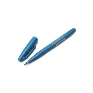 Product detail of Popisovač Pentel Touch Brush - světle modrý