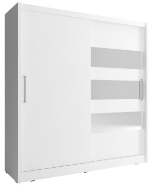 Product detail of ArtPS Šatní skříň JAMIE III 200 | bílá Barva: Bílá