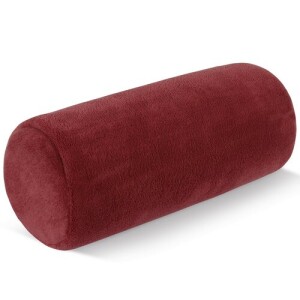 Product detail of Bellatex Polštář pod krk Válec mikro vínová, 15 x 35 cm