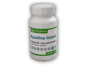 Product detail of Nutri House Vitamin B9 Kyselina listová 100 tablet
