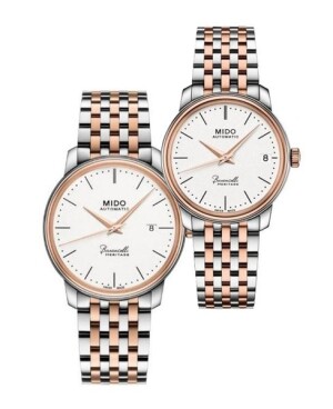 Product detail of SET Mido Baroncelli Heritage M027.407.22.010.00 a M027.207.22.010.00