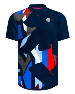 Product detail of Pánské tričko BIDI BADU  New York 2024 Polo Dark Blue/Red