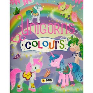 Product detail of Třpytivé omalovánky: Unicorns - colours - lila
