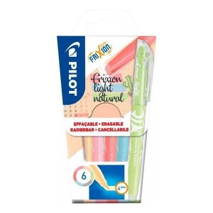 Product detail of PILOT FriXion Light Natural Colors Sada gumovatelných zvýrazňovačů - 6 barev