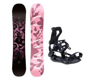 Product detail of Gravity Empire 24/25 dámský snowboard + Raven RAGE Fastec FT360 black vázání