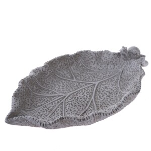 Product detail of Betonové pítko pro ptáčky Leaf, 26,5 x 5,5 x 16,5 cm