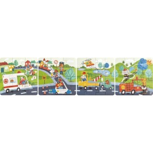 Product detail of Hape Puzzle - Záchranná vozidla