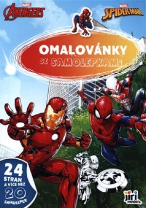 Product detail of Omalovánky A4 se samolepkami - Marvel