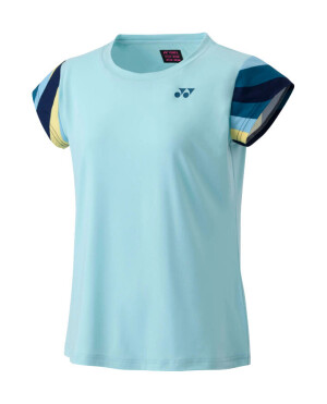 Product detail of Yonex Women's Crew Neck Shirt 20754 Cyan