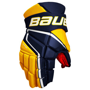 Product detail of Hokejové rukavice Bauer Vapor 3X - MTO Navy/Gold Intermediate 13 palců