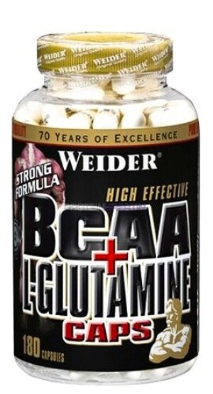 Product detail of Weider BCAA + L-Glutamine 180 kapslí