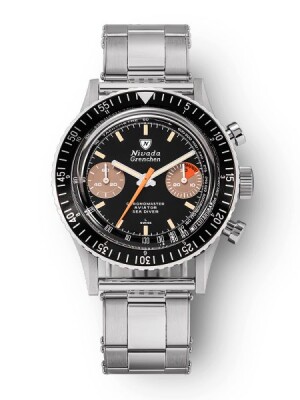 Product detail of Nivada Grenchen Chronomaster Orange Boy Inter. Bezel - Manual - Oyster