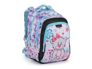 Product detail of Bagmaster Batoh pro prvňáčky LUMI 21 C GRAY/BLUE/PINK
