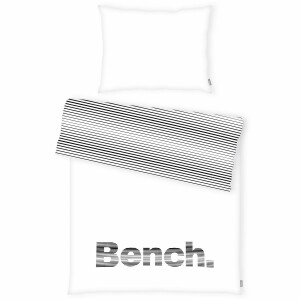 Product detail of Bench Bavlněné povlečení Pruhy černo-bílá, 140 x 200 cm, 70 x 90 cm