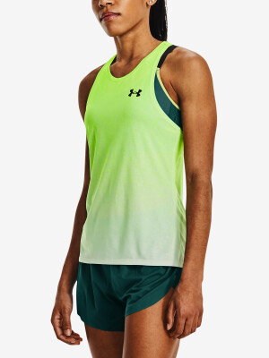 Product detail of Under Armour RUSH CICADA SINGLET zelené