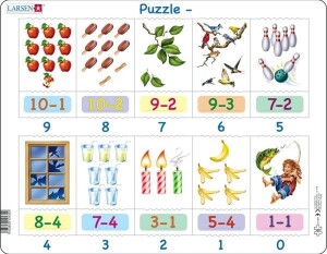 Product detail of Puzzle Matematika odčítání 10-0