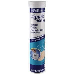 Product detail of MedPharma Vápník + hořčík + zinek + vit.D3 20 tablet