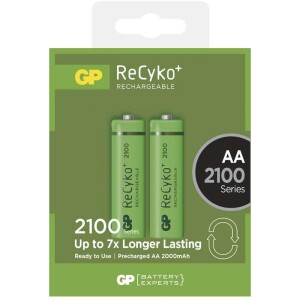 Product detail of GP Batteries Nabíjecí baterie GP NiMH ReCyko+ AA 2 ks