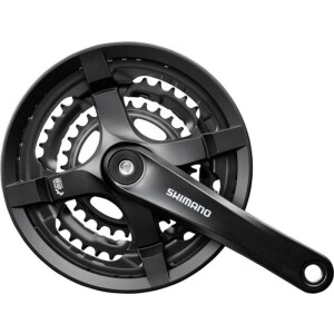 Product detail of Shimano Tourney FC-TY501 42/34/24 černé 170mm kliky