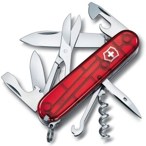 Product detail of Nůž Victorinox Climber Red Transparent