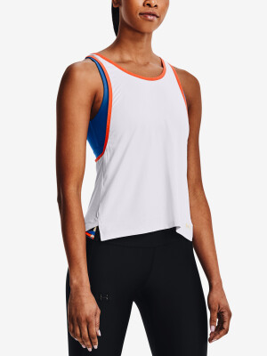 Product detail of Under Armour Tílko 2 in 1 Knockout Tank bílá