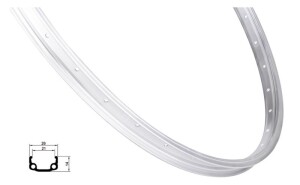 Product detail of REMERX Ráfek RMX21 559x21, 36děr, stříbrný