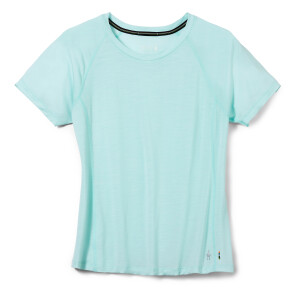 Product detail of Smartwool Dámské Merino Sport 120 Short Sleeve Bleached aqua heather modrá